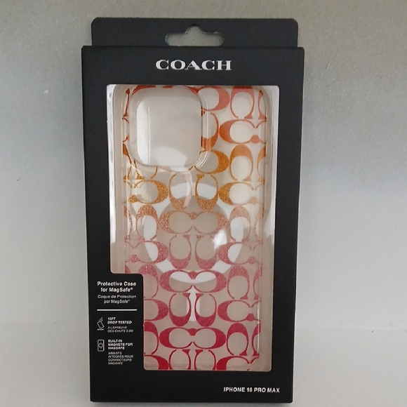 Coach Other - Coach Signature Pattern iPhone 14 Pro Max Case